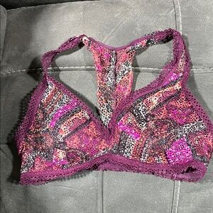 Victoria's Secret Multicolor Lace Racer back Bralette